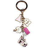 IP Coffee light Stainless Steel Key Ring with Epoxy  in Multi Color
