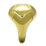 IP Gold(Ion Plating) Stainless Steel Ring with No Stone