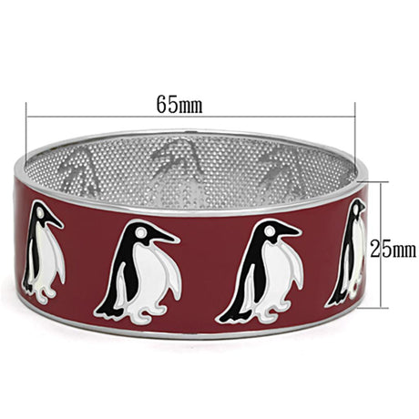 High polished (no plating) Stainless Steel Bangle with No Stone