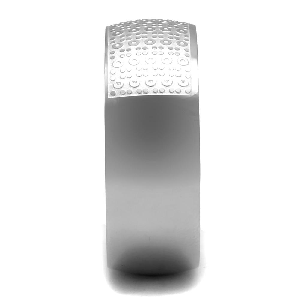 High polished (no plating) Stainless Steel Ring with No Stone