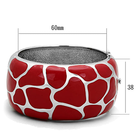 High polished (no plating) Stainless Steel Bangle with Epoxy  in Siam