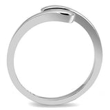 High polished (no plating) Stainless Steel Ring with No Stone