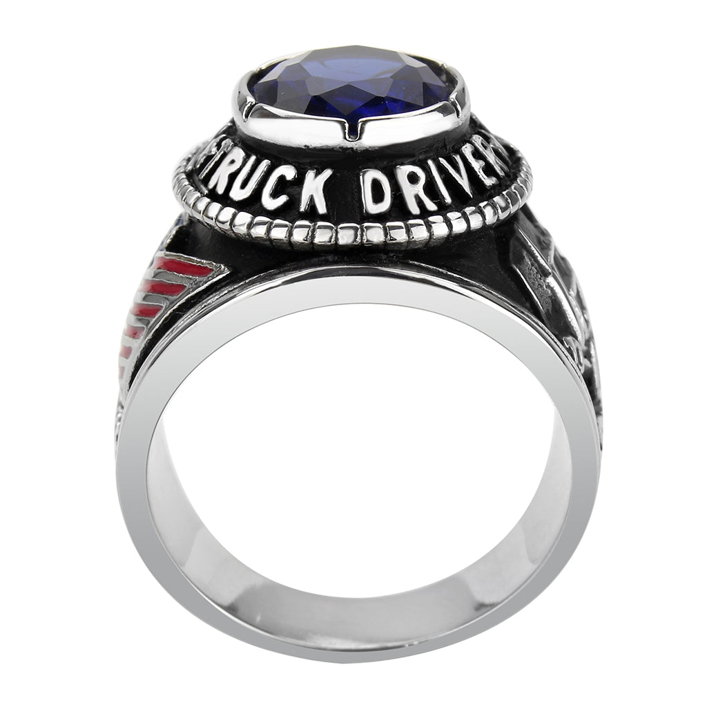 Trucker Ring in Montana Blue