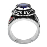 Trucker Ring in Montana Blue