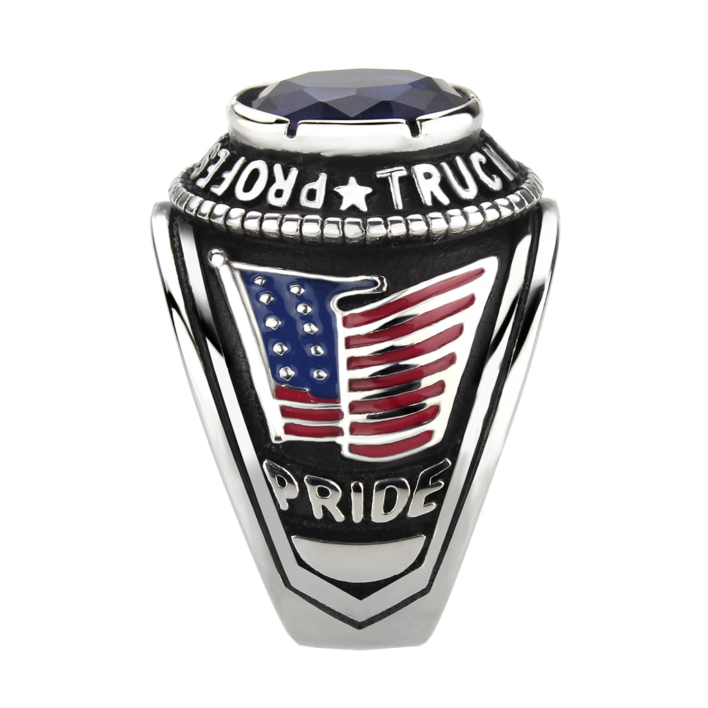 Trucker Ring in Montana Blue