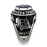 Trucker Ring in Montana Blue