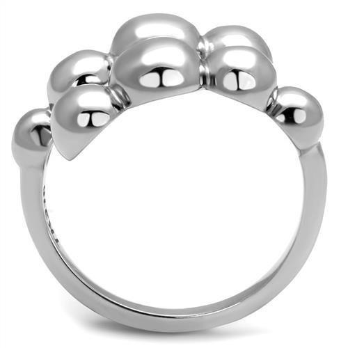 High polished (no plating) Stainless Steel Ring with No Stone