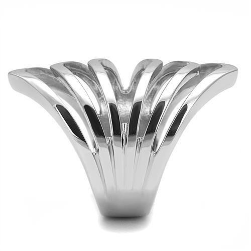 High polished (no plating) Stainless Steel Ring with No Stone