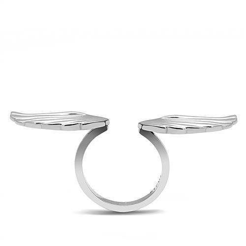 High polished (no plating) Stainless Steel Ring with No Stone