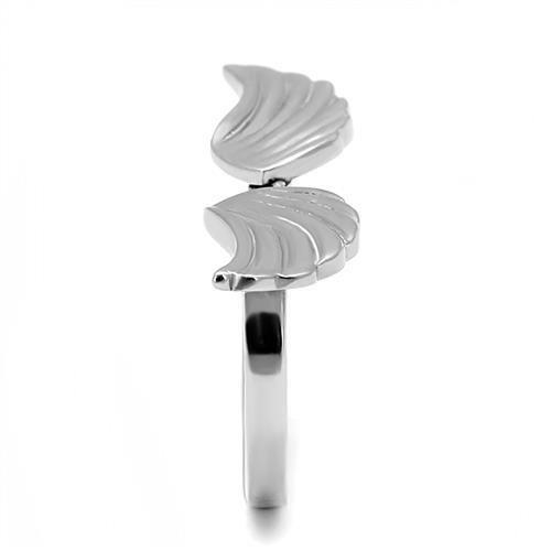 High polished (no plating) Stainless Steel Ring with No Stone