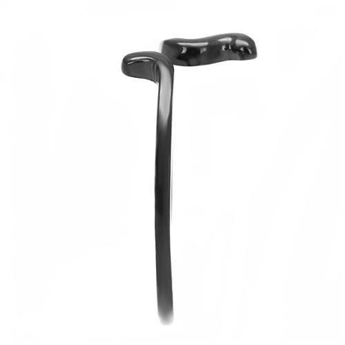IP Black(Ion Plating) Stainless Steel Ring with No Stone