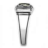 Two-Tone IP Gold (Ion Plating) Stainless Steel Ring with Epoxy  in Jet