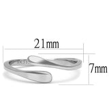 High polished (no plating) Stainless Steel Ring with No Stone