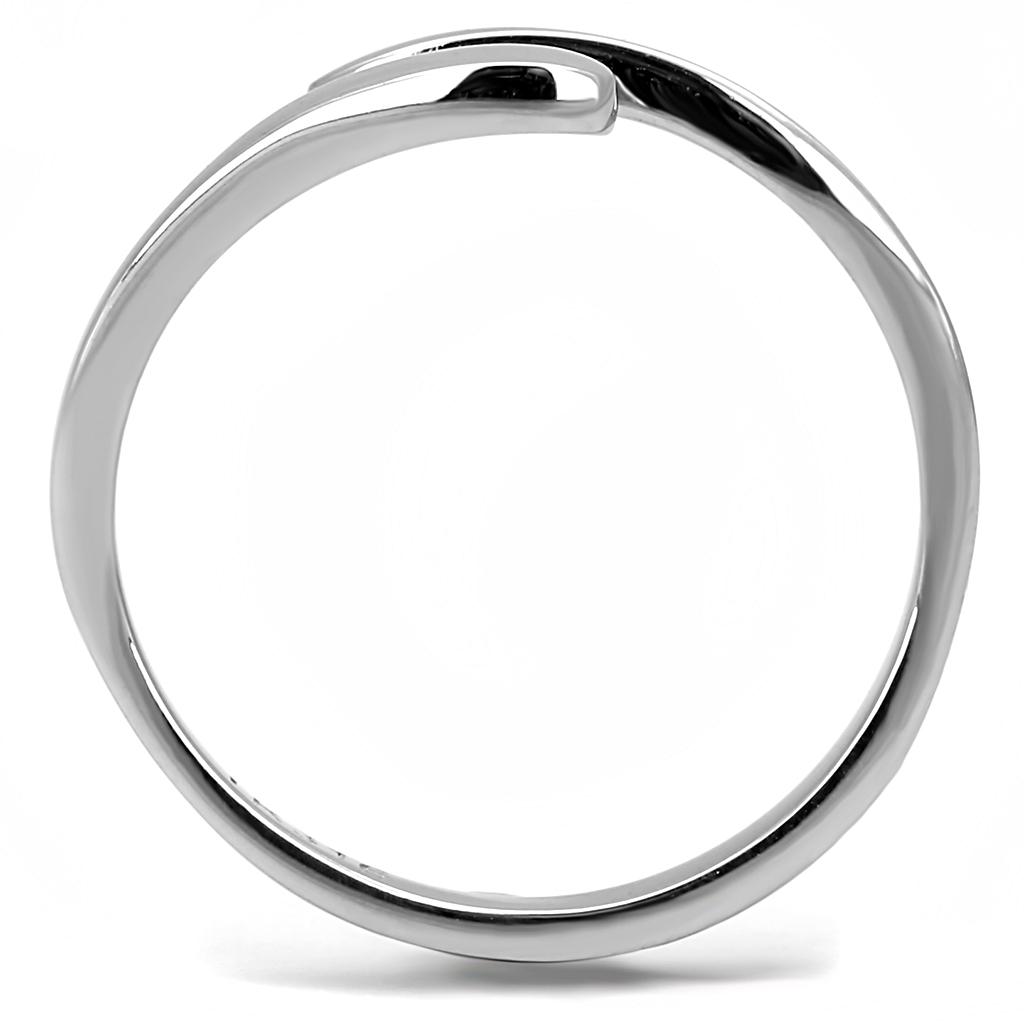 High polished (no plating) Stainless Steel Ring with No Stone