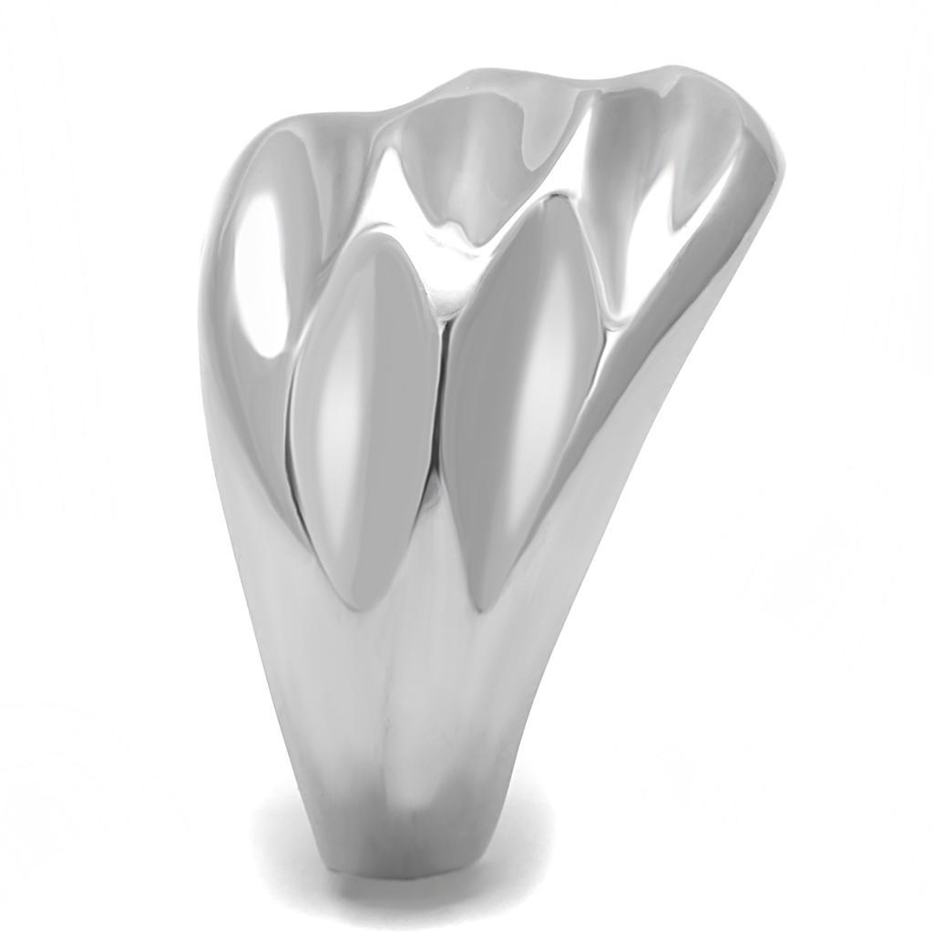 High polished (no plating) Stainless Steel Ring with No Stone