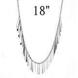 High polished (no plating) Stainless Steel Necklace with No Stone