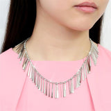 High polished (no plating) Stainless Steel Necklace with No Stone