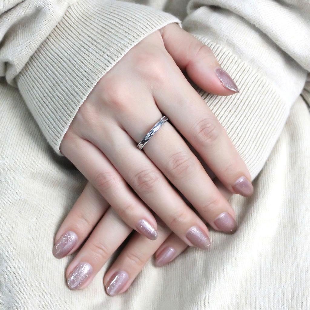 High polished (no plating) Stainless Steel Ring with No Stone