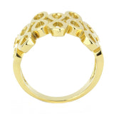 IP Gold(Ion Plating) Stainless Steel Ring with No Stone