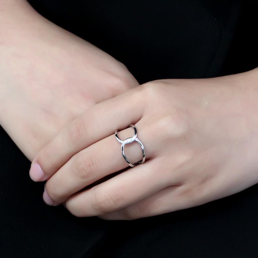 No Plating Stainless Steel Ring with No Stone