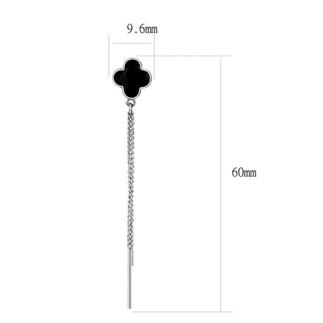 No Plating Stainless Steel Earrings with No Stone