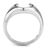 High polished (no plating) Stainless Steel Ring with No Stone