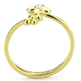 IP Gold(Ion Plating) Stainless Steel Ring with No Stone