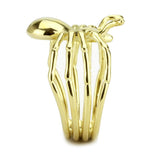 IP Gold(Ion Plating) Stainless Steel Ring with No Stone