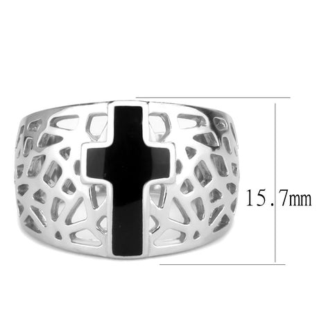 High polished (no plating) Stainless Steel Ring with No Stone