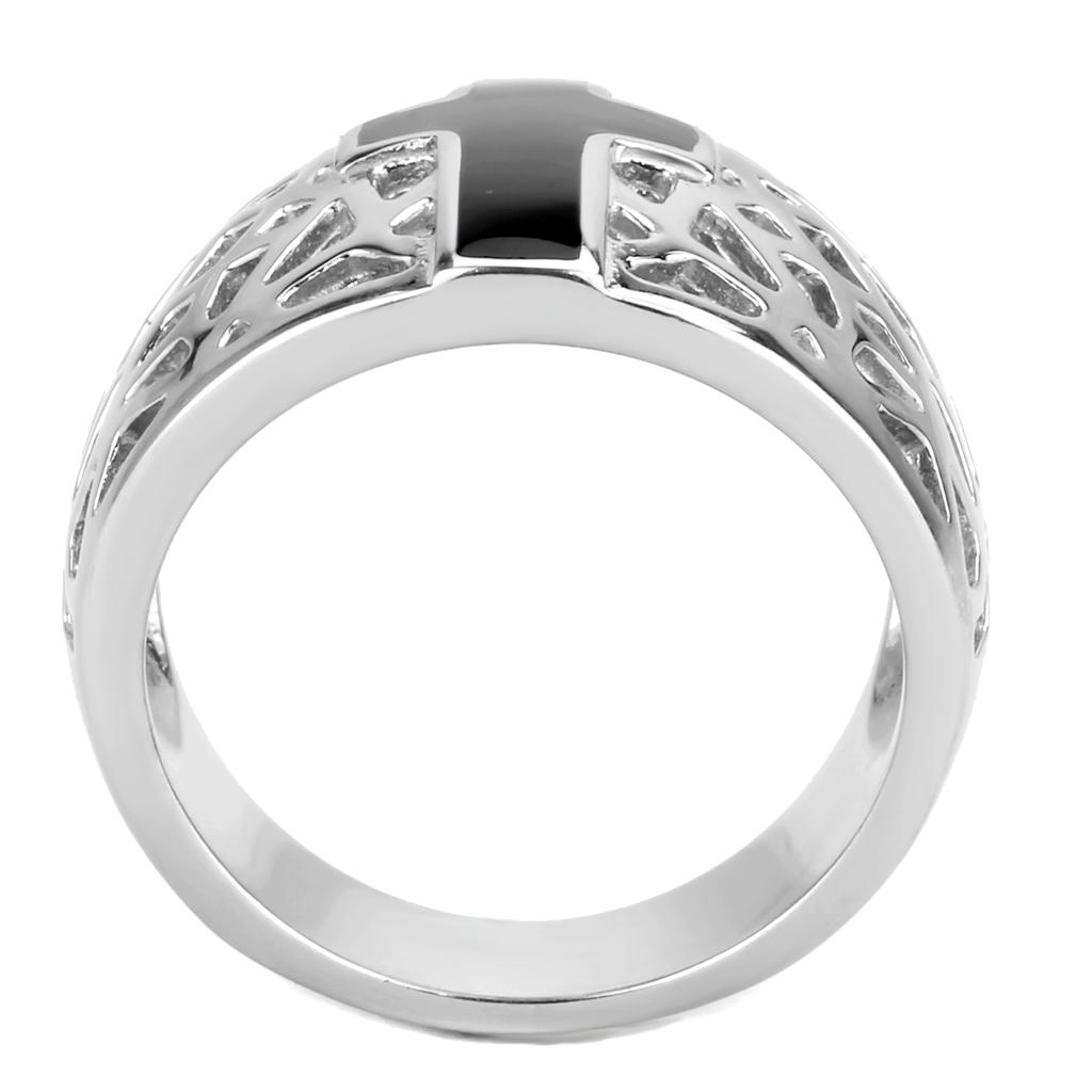 High polished (no plating) Stainless Steel Ring with No Stone