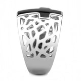 High polished (no plating) Stainless Steel Ring with No Stone