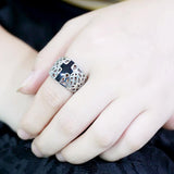 High polished (no plating) Stainless Steel Ring with No Stone