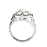 High polished (no plating) Stainless Steel Ring with AAA Grade CZ in Clear