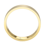 IP Gold Stainless Steel Ring with Top Grade Crystal in Clear