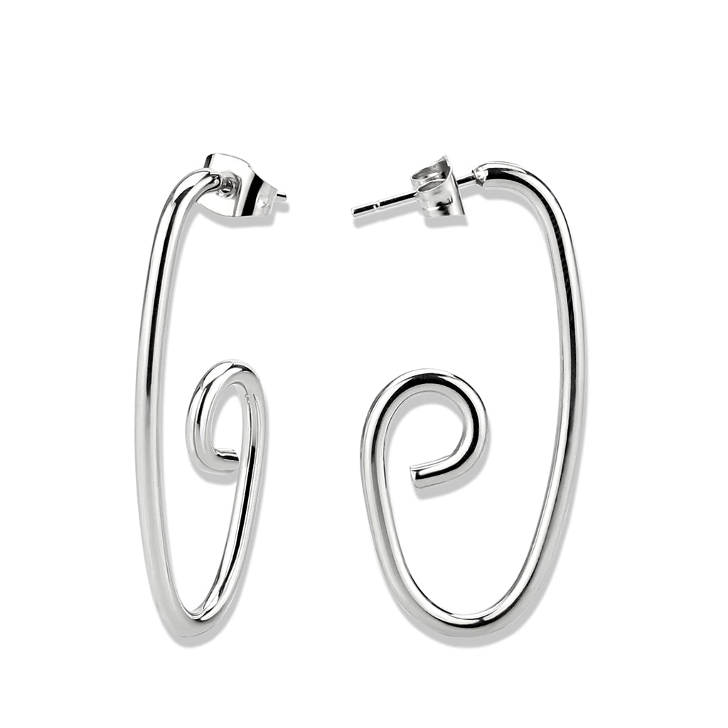 High Polished Minimalist Stainless Steel Earrings