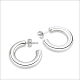 High Polished Minimalist Stainless Steel Earrings