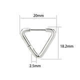 High Polished Minimalist Stainless Steel Earrings