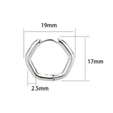 High Polished Minimalist Stainless Steel Earrings