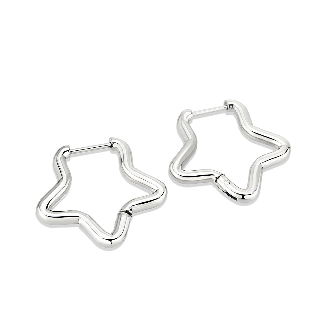High Polished Minimalist Stainless Steel Earrings
