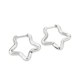 High Polished Minimalist Stainless Steel Earrings