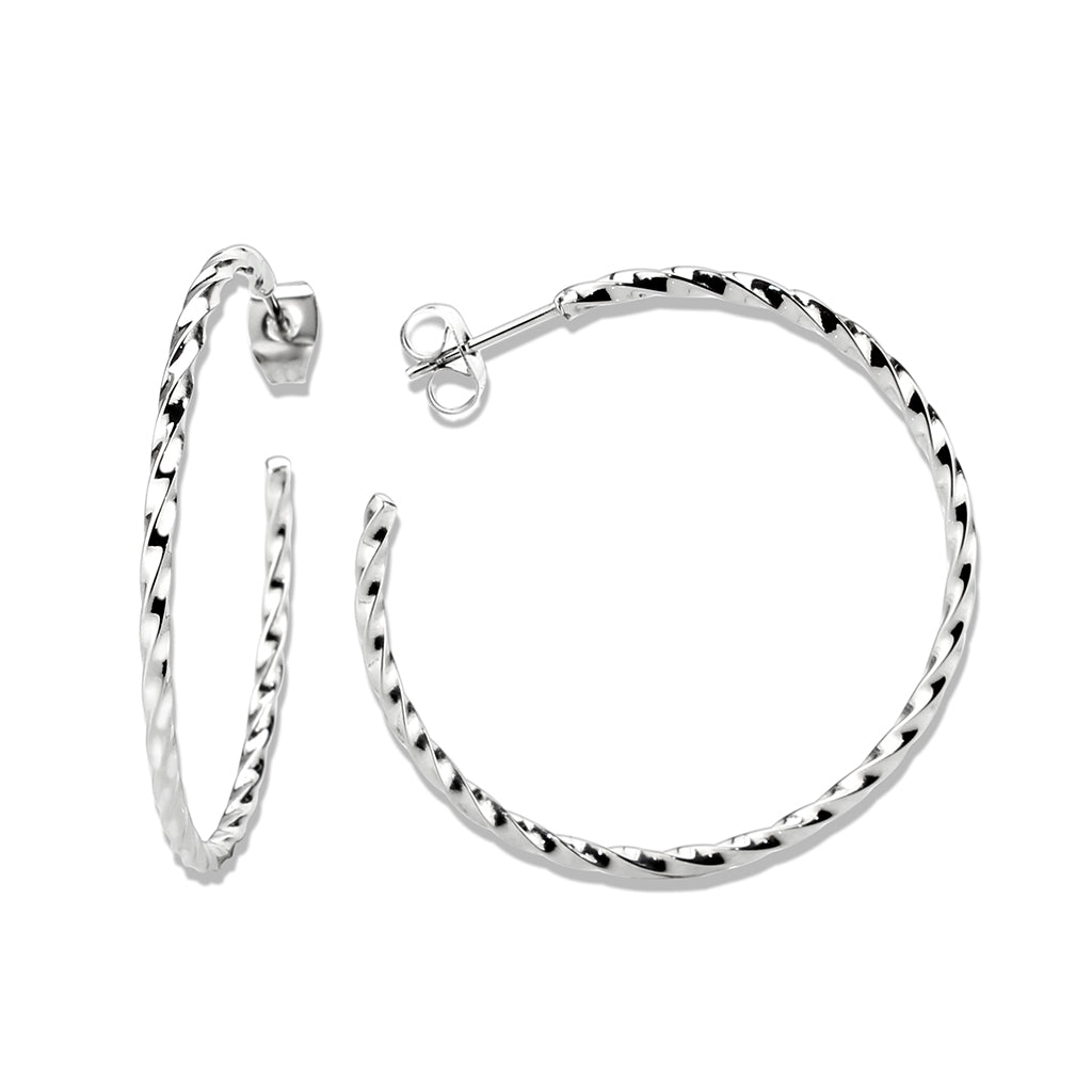 High Polished Minimalist Stainless Steel Earrings