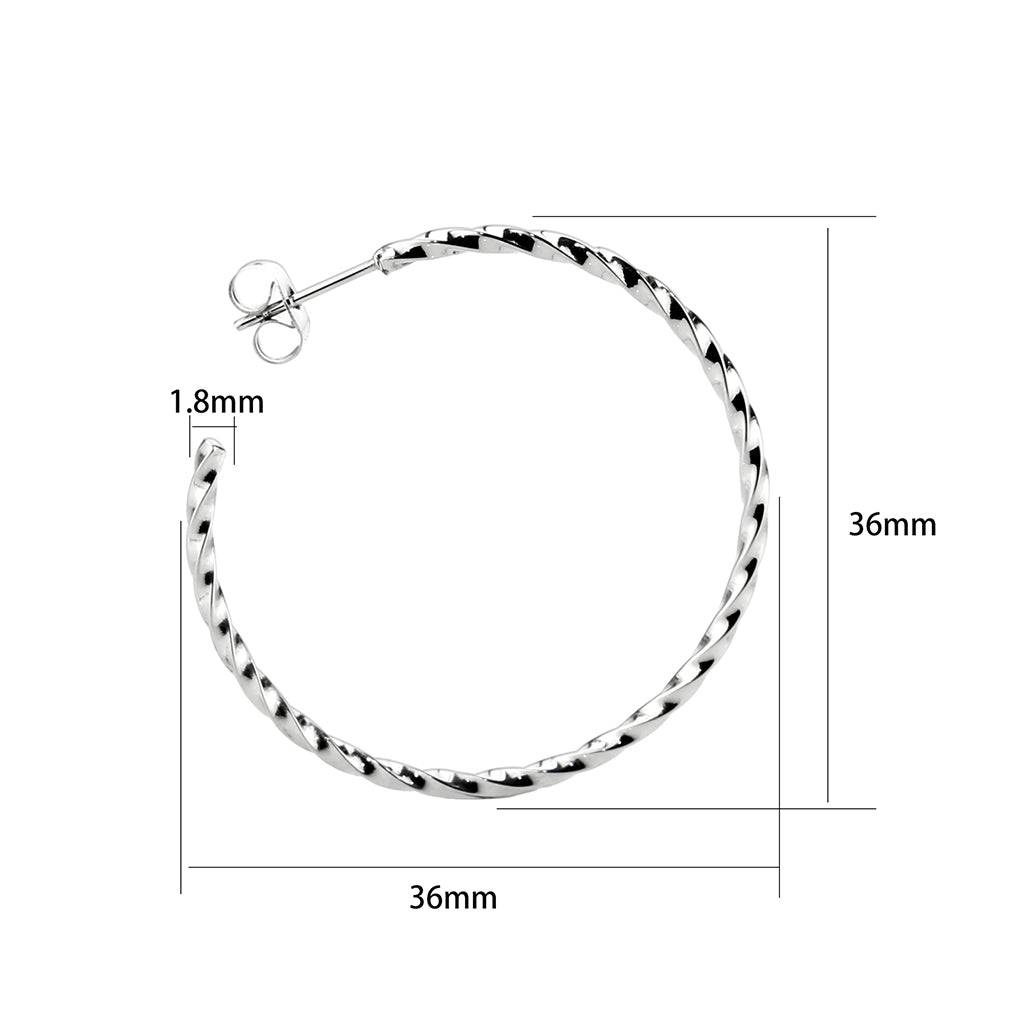 High Polished Minimalist Stainless Steel Earrings