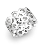 High polished (no plating) Stainless Steel Ring with NoStone in No Stone