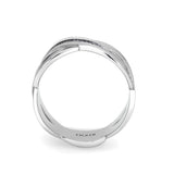 High polished (no plating) Stainless Steel Ring with NoStone in No Stone