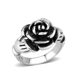 High polished (no plating) Stainless Steel Ring with NoStone in No Stone