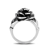 High polished (no plating) Stainless Steel Ring with NoStone in No Stone