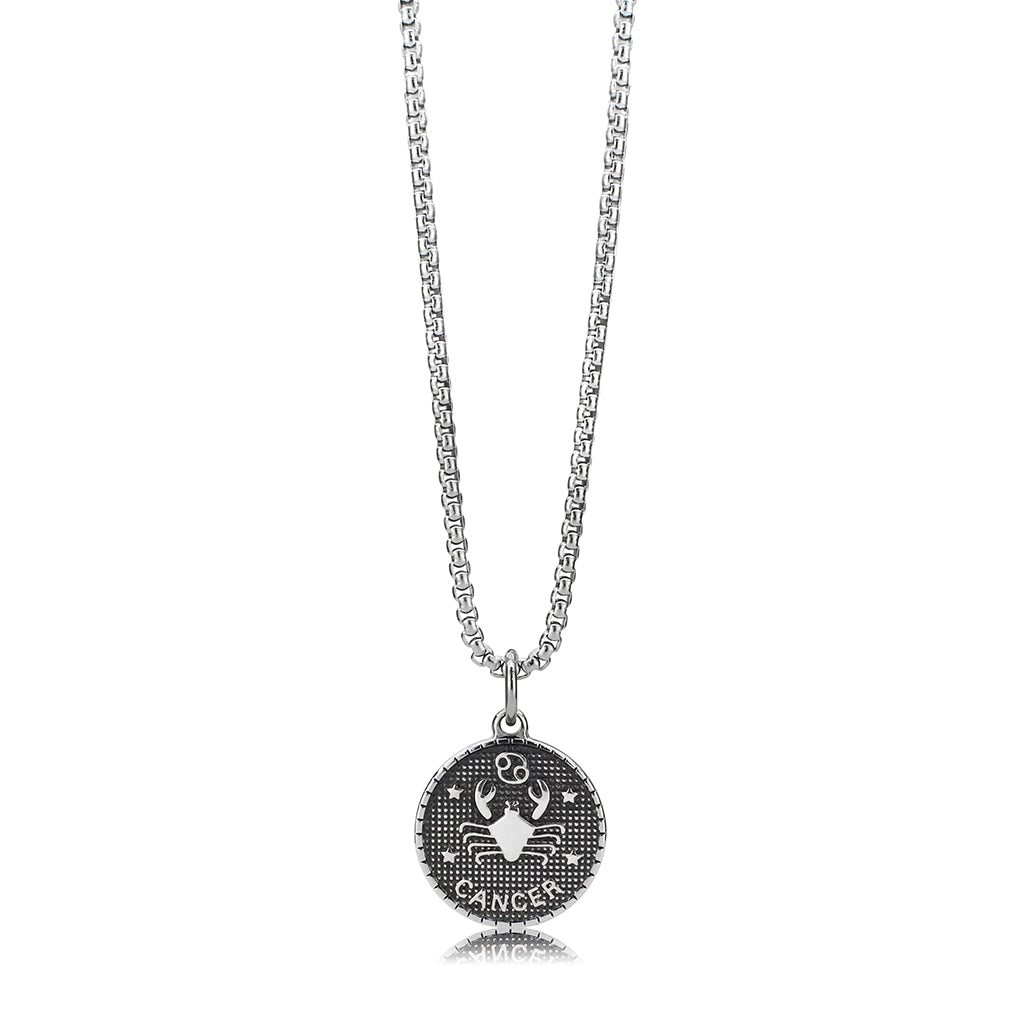 High polished (no plating) Stainless Steel Chain Pendant with NoStone in No Stone