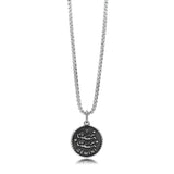 High polished (no plating) Stainless Steel Chain Pendant with NoStone in No Stone