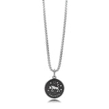 High polished (no plating) Stainless Steel Chain Pendant with NoStone in No Stone