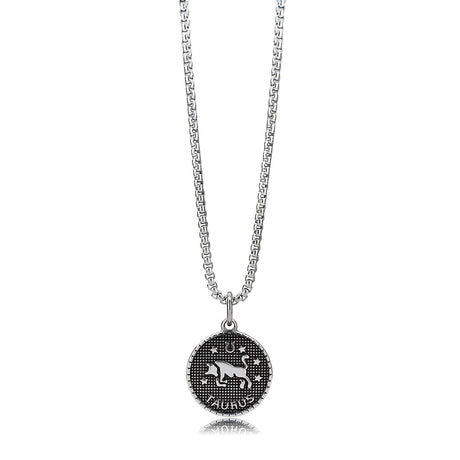 High polished (no plating) Stainless Steel Chain Pendant with NoStone in No Stone